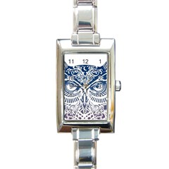 Owl Rectangle Italian Charm Watch by Amaryn4rt