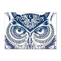 Owl Sticker A4 (10 Pack) by Amaryn4rt