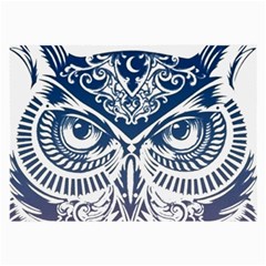 Owl Large Glasses Cloth (2 Sides) by Amaryn4rt