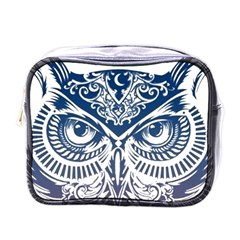 Owl Mini Toiletries Bag (one Side) by Amaryn4rt