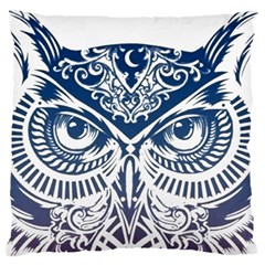 Owl Large Cushion Case (one Side) by Amaryn4rt