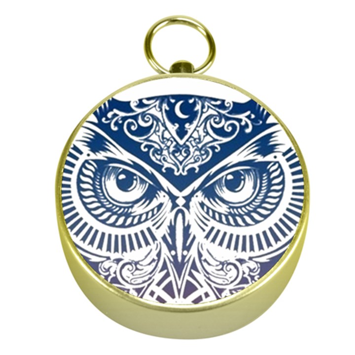 Owl Gold Compasses