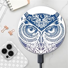 Owl Wireless Fast Charger(white) by Amaryn4rt