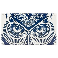 Owl Banner And Sign 7  X 4  by Amaryn4rt