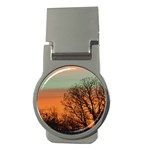 Twilight Sunset Sky Evening Clouds Money Clips (Round)  Front