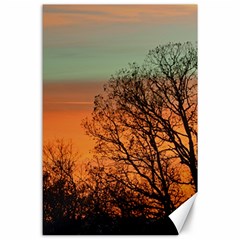 Twilight Sunset Sky Evening Clouds Canvas 24  X 36  by Amaryn4rt