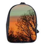 Twilight Sunset Sky Evening Clouds School Bag (XL) Front