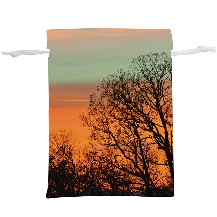 Twilight Sunset Sky Evening Clouds Lightweight Drawstring Pouch (XL)