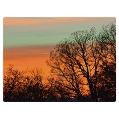 Twilight Sunset Sky Evening Clouds Two Sides Premium Plush Fleece Blanket (extra Small) by Amaryn4rt