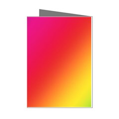 Rainbow Colors Mini Greeting Cards (pkg Of 8)