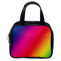 Rainbow Colors Classic Handbag (one Side) by Amaryn4rt