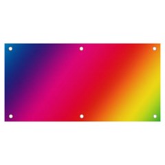 Rainbow Colors Banner And Sign 6  X 3  by Amaryn4rt