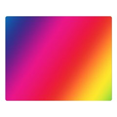 Rainbow Colors Premium Plush Fleece Blanket (large) by Amaryn4rt