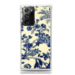 Vintage Blue Drawings On Fabric Samsung Galaxy Note 20 Ultra Tpu Uv Case by Amaryn4rt