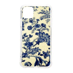 Vintage Blue Drawings On Fabric Iphone 11 Pro Max 6 5 Inch Tpu Uv Print Case by Amaryn4rt