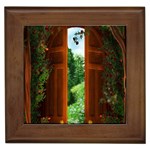 Beautiful World Entry Door Fantasy Framed Tile Front