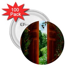 Beautiful World Entry Door Fantasy 2 25  Buttons (100 Pack)  by Amaryn4rt