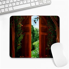 Beautiful World Entry Door Fantasy Large Mousepad by Amaryn4rt