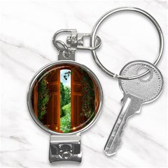 Beautiful World Entry Door Fantasy Nail Clippers Key Chain