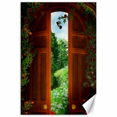 Beautiful World Entry Door Fantasy Canvas 24  X 36  by Amaryn4rt