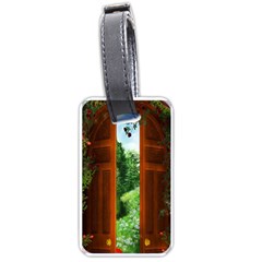 Beautiful World Entry Door Fantasy Luggage Tag (one Side) by Amaryn4rt