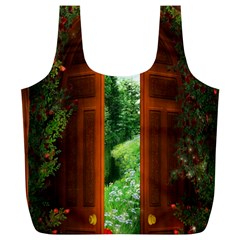 Beautiful World Entry Door Fantasy Full Print Recycle Bag (xl) by Amaryn4rt