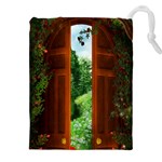 Beautiful World Entry Door Fantasy Drawstring Pouch (5XL) Front