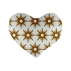 Seamless Repeating Tiling Tileable Standard 16  Premium Heart Shape Cushions by Amaryn4rt