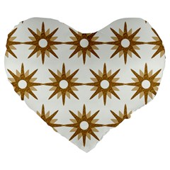 Seamless Repeating Tiling Tileable Large 19  Premium Heart Shape Cushions by Amaryn4rt