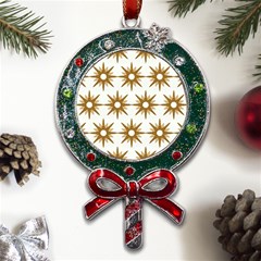 Seamless Repeating Tiling Tileable Metal X mas Lollipop With Crystal Ornament by Amaryn4rt