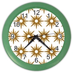 Seamless Repeating Tiling Tileable Color Wall Clock by Amaryn4rt