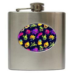 Space Patterns Hip Flask (6 Oz) by Amaryn4rt