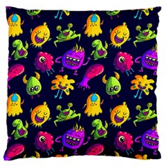 Space Patterns Standard Premium Plush Fleece Cushion Case (One Side)