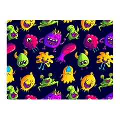 Space Patterns Two Sides Premium Plush Fleece Blanket (Mini)