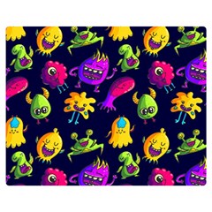 Space Patterns Two Sides Premium Plush Fleece Blanket (medium)