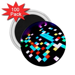 Dance Floor 2 25  Magnets (100 Pack)  by Amaryn4rt