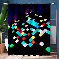 Dance Floor Shower Curtain 60  X 72  (medium)  by Amaryn4rt