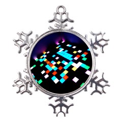 Dance Floor Metal Large Snowflake Ornament by Amaryn4rt