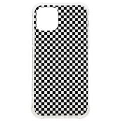 Black And White Checkerboard Background Board Checker Iphone 12/12 Pro Tpu Uv Print Case by Amaryn4rt