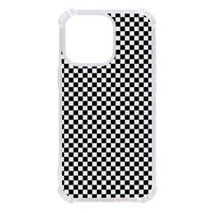 Black And White Checkerboard Background Board Checker Iphone 13 Pro Tpu Uv Print Case