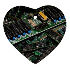 Computer Ram Tech - Ornament (heart) by Amaryn4rt