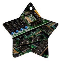 Computer Ram Tech - Ornament (star) by Amaryn4rt