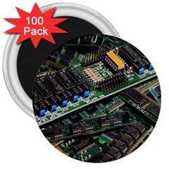 Computer Ram Tech - 3  Magnets (100 Pack) by Amaryn4rt