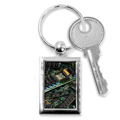 Computer Ram Tech - Key Chain (rectangle) by Amaryn4rt