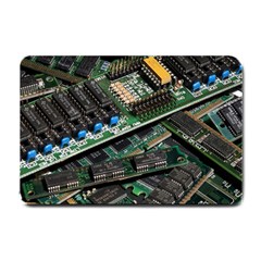 Computer Ram Tech - Small Doormat by Amaryn4rt