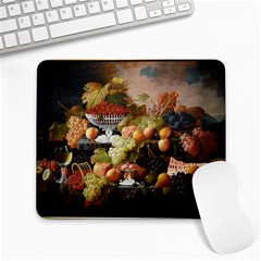 Abundance Of Fruit Severin Roesen Large Mousepad by Amaryn4rt