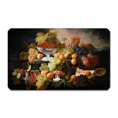 Abundance Of Fruit Severin Roesen Magnet (rectangular) by Amaryn4rt