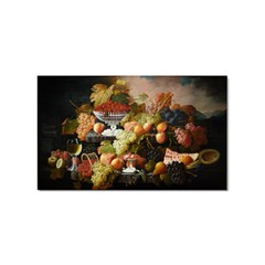 Abundance Of Fruit Severin Roesen Sticker Rectangular (100 Pack) by Amaryn4rt