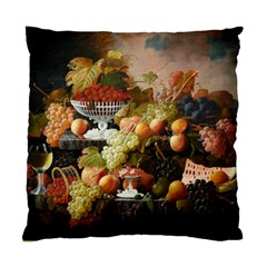 Abundance Of Fruit Severin Roesen Standard Cushion Case (one Side) by Amaryn4rt