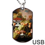 Abundance Of Fruit Severin Roesen Dog Tag USB Flash (Two Sides) Back